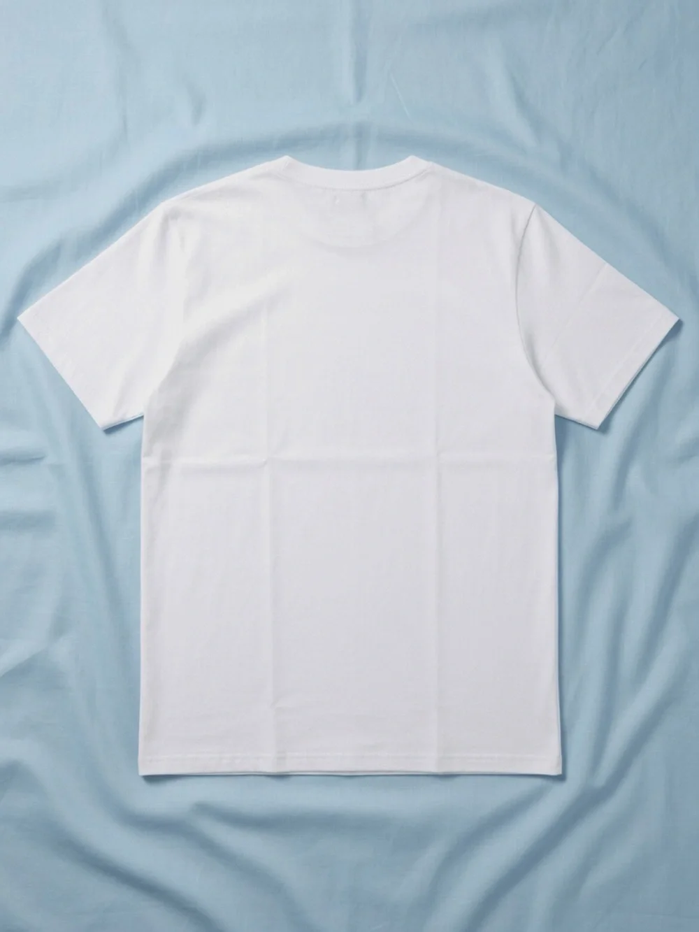 Bape White Tee with Beige Plaid Ape Head